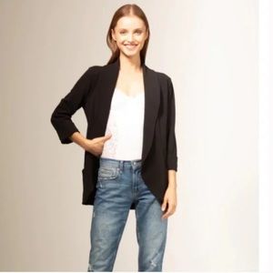 French Mauve for Stitch Fix, Melanie knit blazer, black, XS